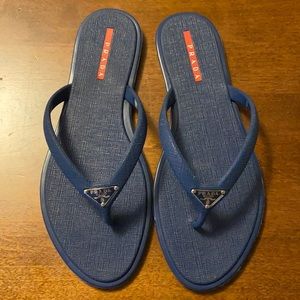 Authentic Prada flip flops